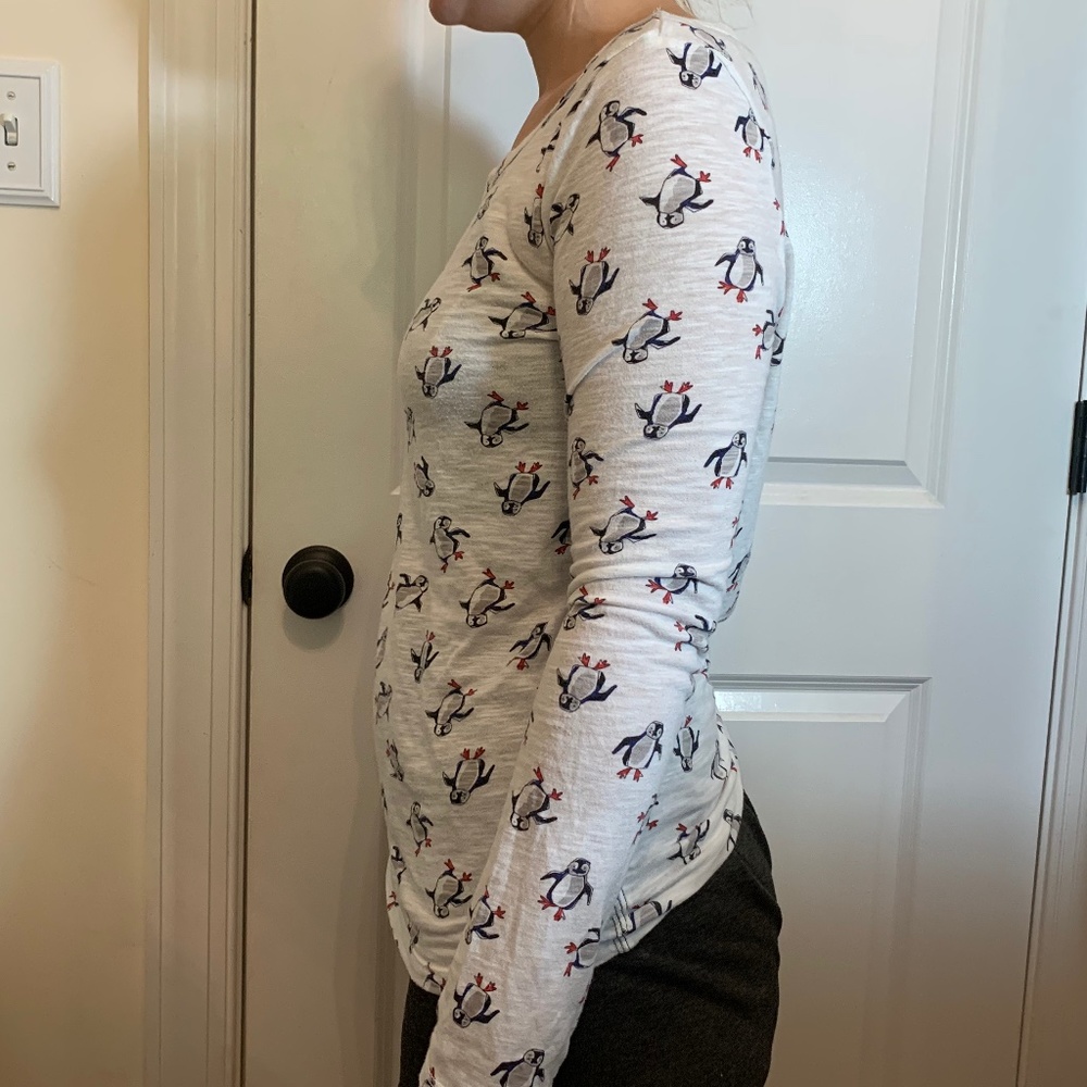 Aeropostale Long Sleeve T Cute Penguin - Picture 2 of 12